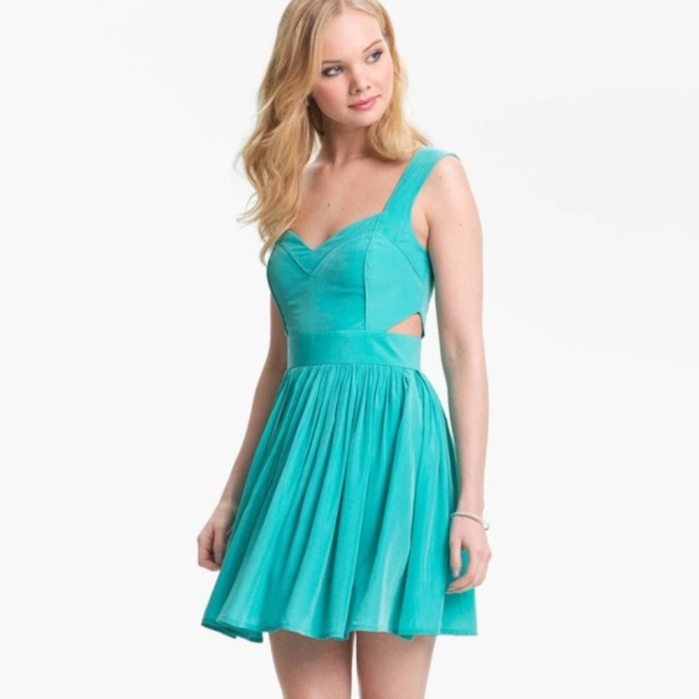 Keepsake the Lable Fit & Flare Dress w/side Cutout